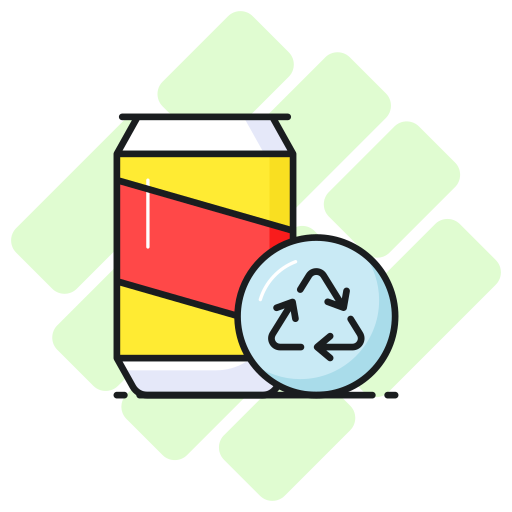 riciclare può Generic color lineal-color icona