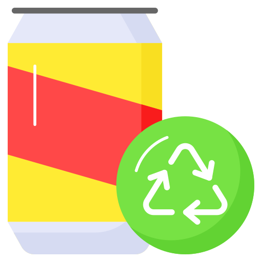 riciclare può Generic color fill icona