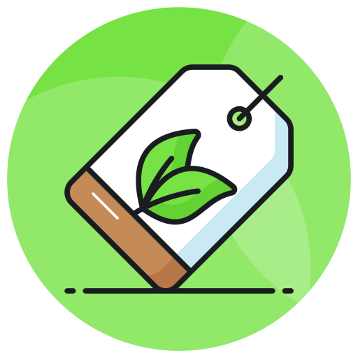 eco-tag Generic color lineal-color icon
