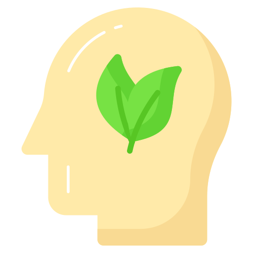 Eco mind Generic color fill icon