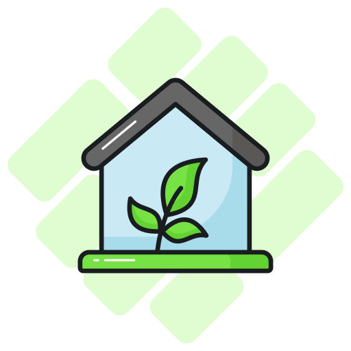 Eco home Generic color lineal-color icon