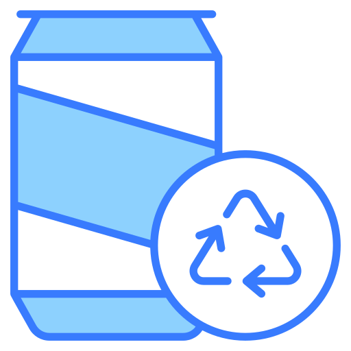 リサイクル缶 Generic color lineal-color icon