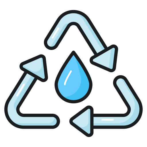水のリサイクル Generic color lineal-color icon