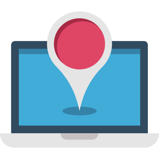 Online location Generic color fill icon