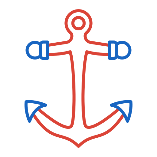 Anchor Generic color outline icon
