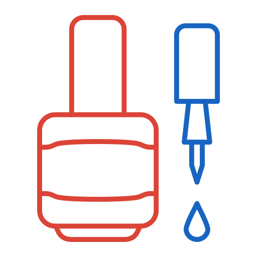 Лак для ногтей Generic color outline иконка