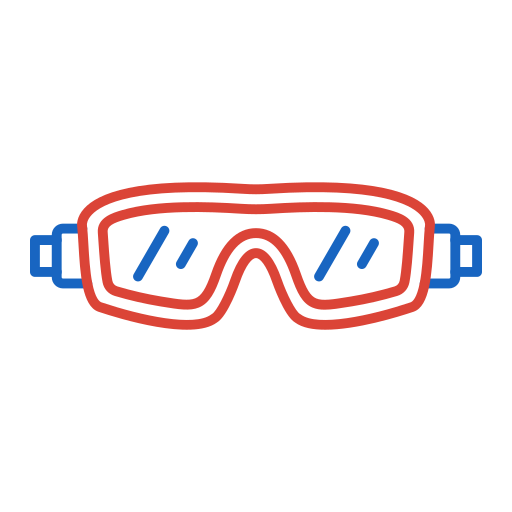 veiligheidsbril Generic color outline icoon