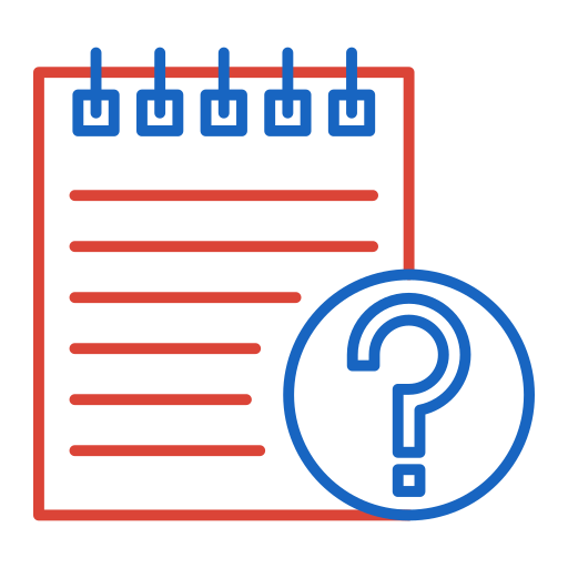 Question Generic color outline icon