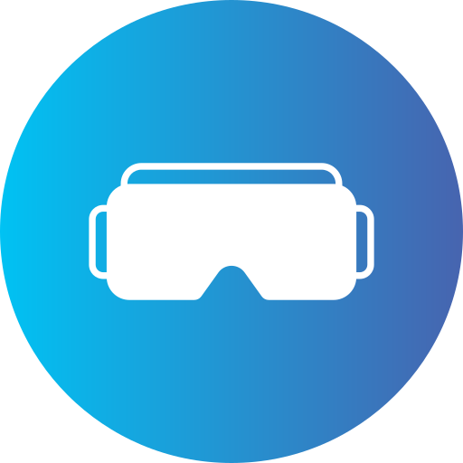 virtuele realiteit Generic gradient fill icoon