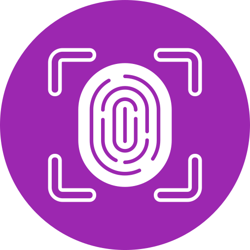 biometría Generic color fill icono