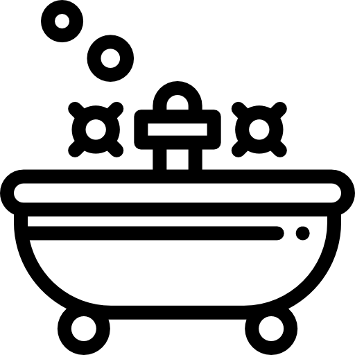 목욕 Detailed Rounded Lineal icon