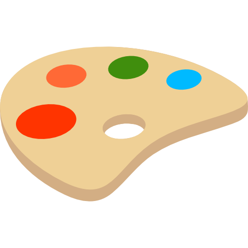 palette dei colori Isometric Flat icona