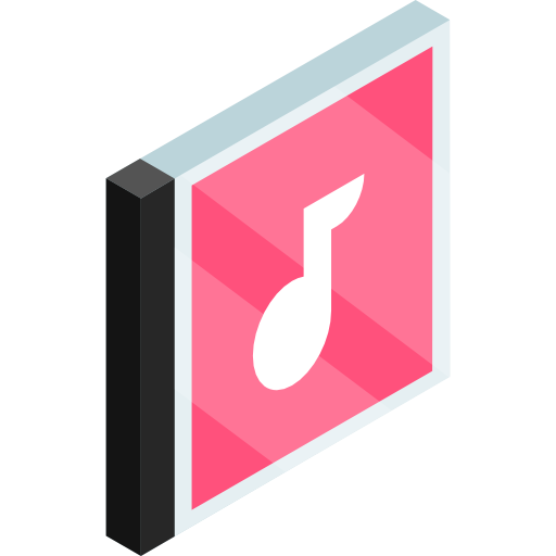 okładka cd Isometric Flat ikona