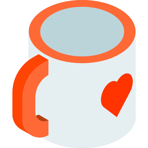 Mug Isometric Flat icon