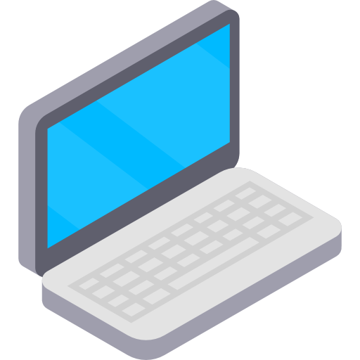 laptop Isometric Flat icon