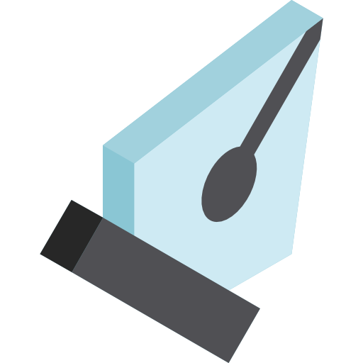 lapicera Isometric Flat icono