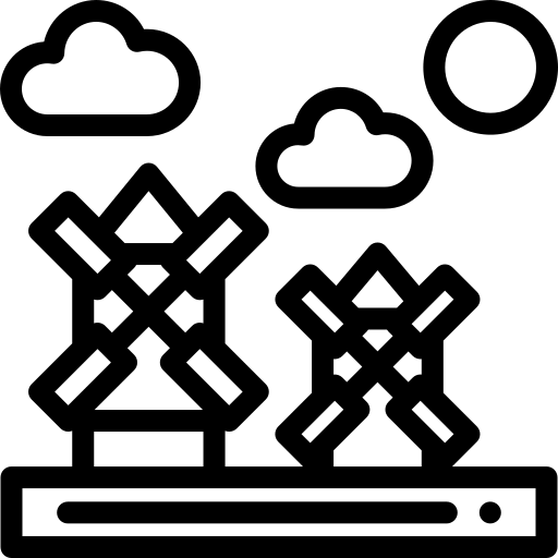 molens Detailed Rounded Lineal icoon