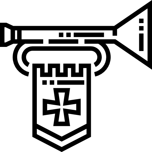 트럼펫 Detailed Straight Lineal icon