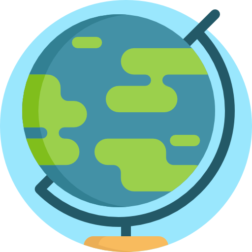 glob Detailed Flat Circular Flat ikona