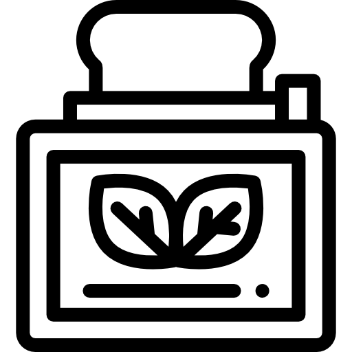 토스터에 Detailed Rounded Lineal icon