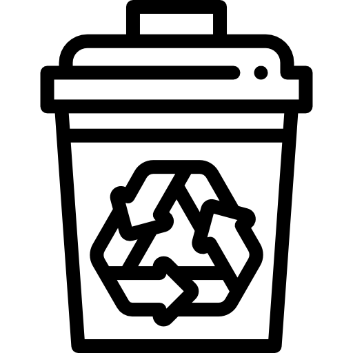Корзина Detailed Rounded Lineal иконка