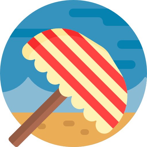 Beach Detailed Flat Circular Flat icon