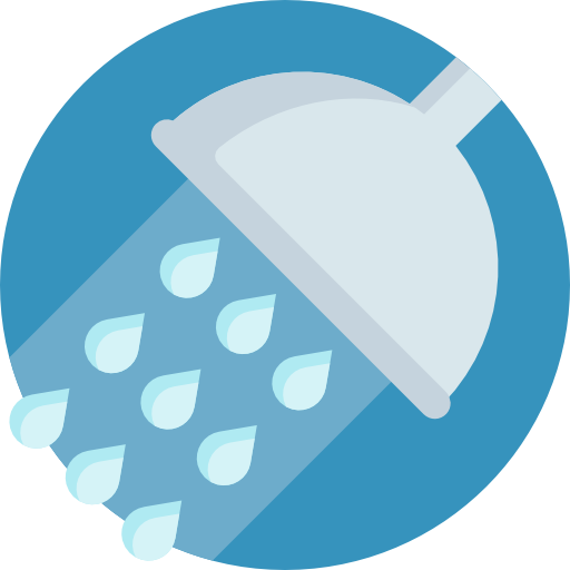 Shower Detailed Flat Circular Flat icon