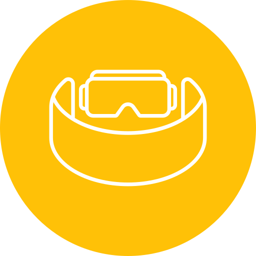 Virtual reality Generic color fill icon