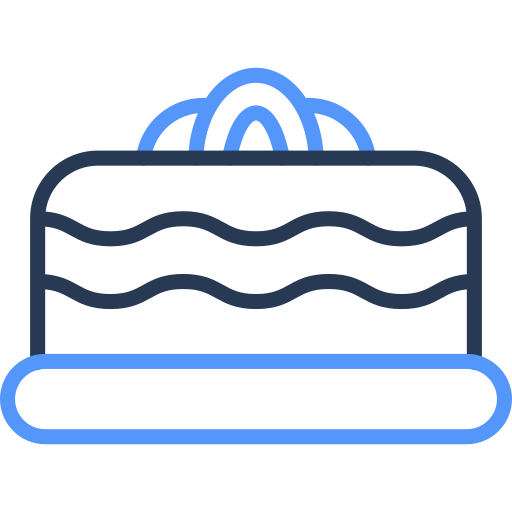 pastel de tres leches Generic color outline icono