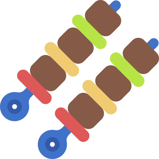 brochetas Generic color fill icono