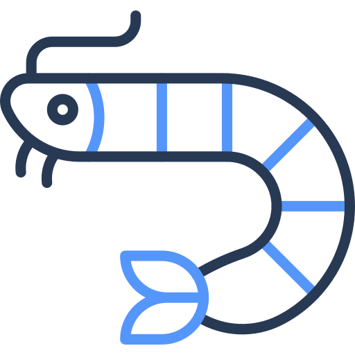 Shrimp Generic color outline icon