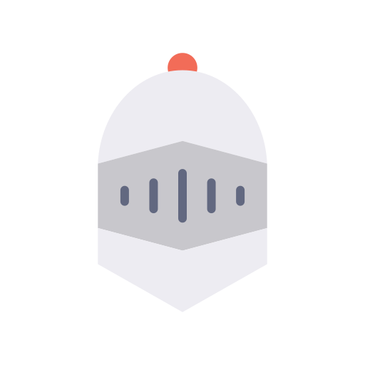 Helmet Generic color fill icon