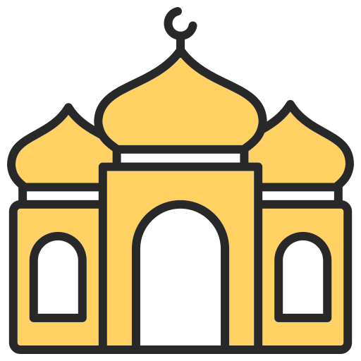 mezquita Generic color lineal-color icono