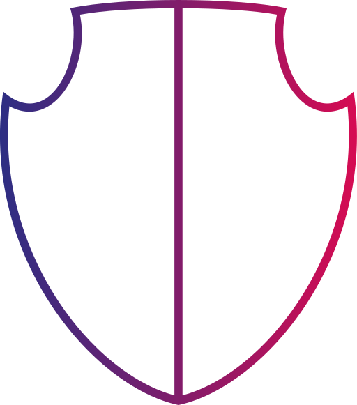 escudo Generic gradient outline Ícone