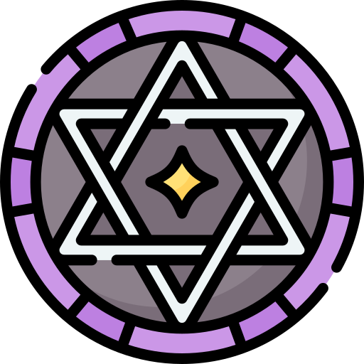 hexagrama Special Lineal color icono