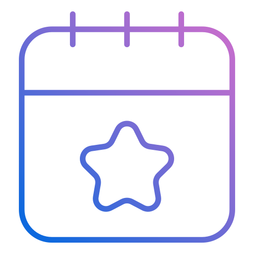 Event Generic gradient outline icon