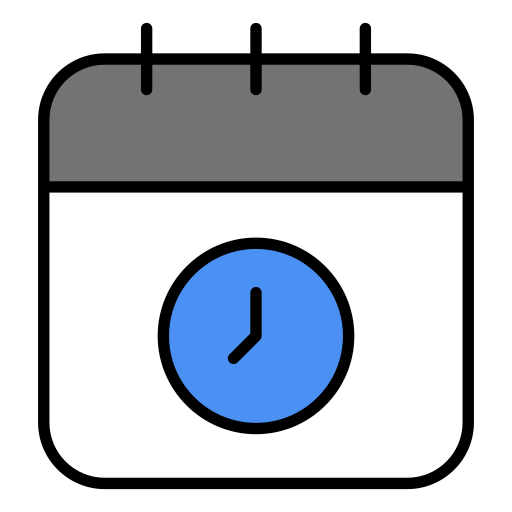 시간 Generic color lineal-color icon