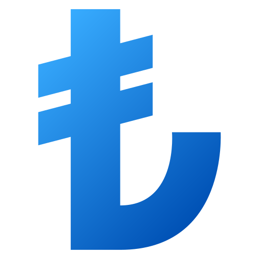 lira-zeichen Generic gradient fill icon