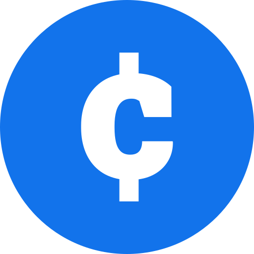 cent teken Generic color fill icoon