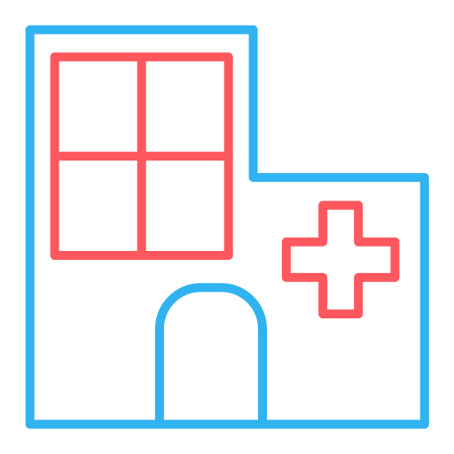 Больница Generic color outline иконка