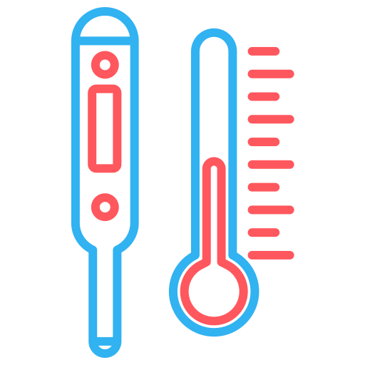 termometr Generic color outline ikona