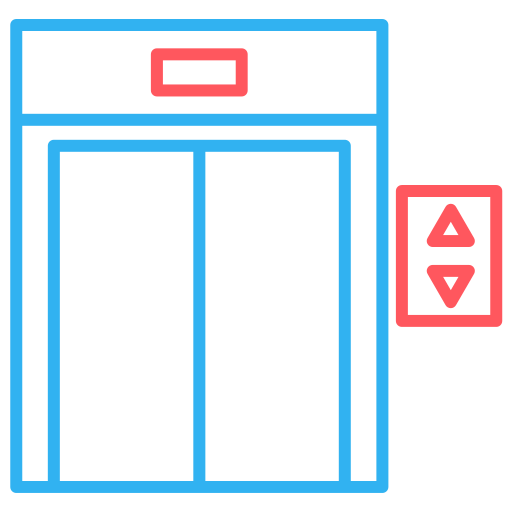 ascensor Generic color outline icono