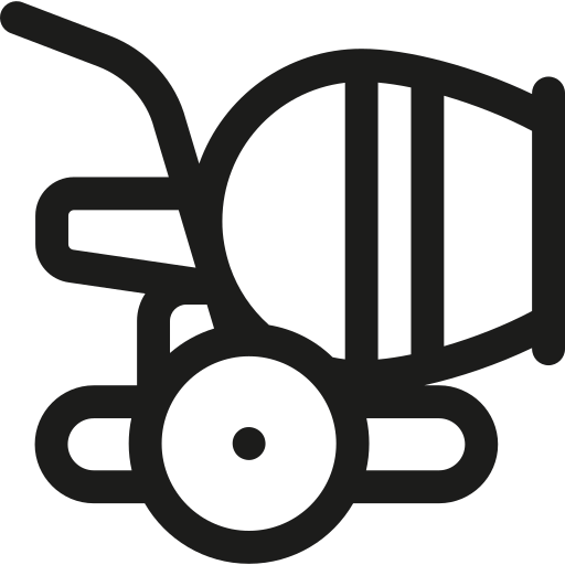 hormigonera Basic Rounded Lineal icono