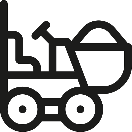 baufahrzeug Basic Rounded Lineal icon