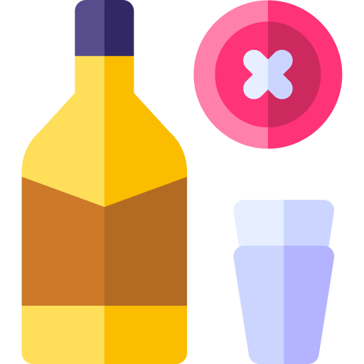 Безалкогольный Basic Rounded Flat иконка