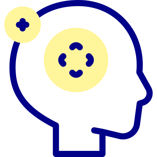 cabeza humana Detailed Mixed Lineal color icono