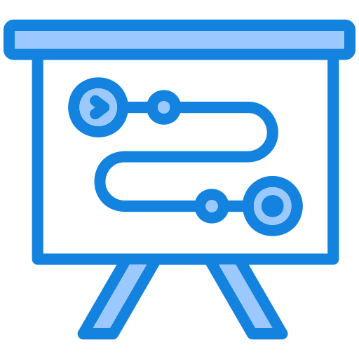 ロードマップ Generic color lineal-color icon