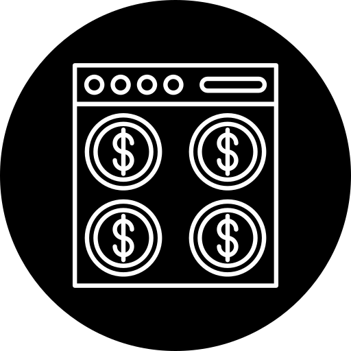Dollars Generic black fill icon
