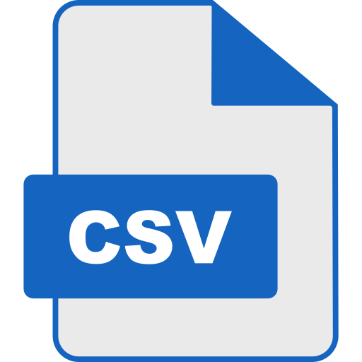 csv-datei Generic color fill icon