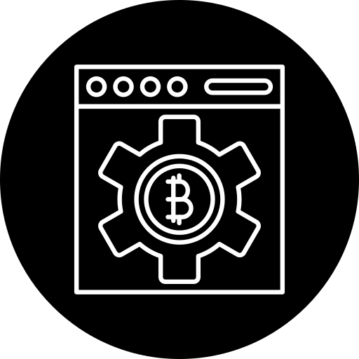 bitcoin Generic black fill Icône
